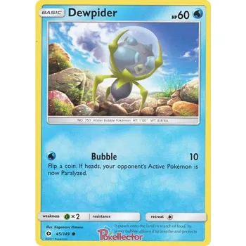 Sběratelská karetní hra Dewpider 045/149 - Sun & Moon Typ karty: Non-Holo