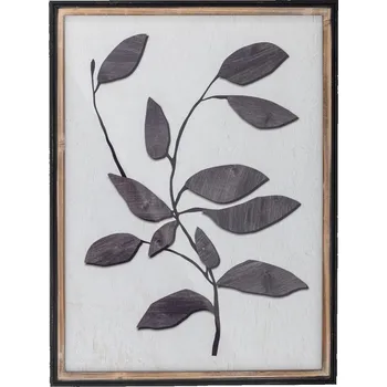 Bytová dekorace Dekorace v dřevěném rámu 58x42 cm VILAR Bloomingville - přírodní