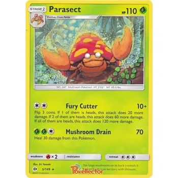 Karetní hra Parasect 005/149 - Sun & Moon Typ karty: Non-Holo
