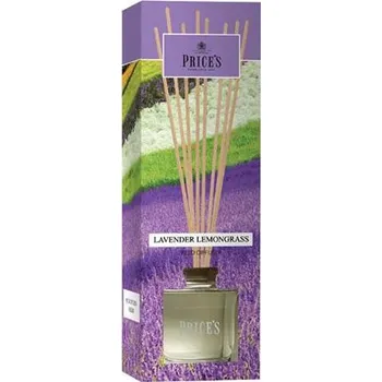 Aroma difuzér Rákosový difuzér Price´s Candles, Lavender & Lemongrass