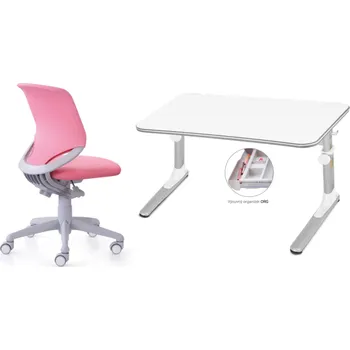Dětský pokoj Dětský set Smarty JUNIOR – růžový set židle + stůl Mayer