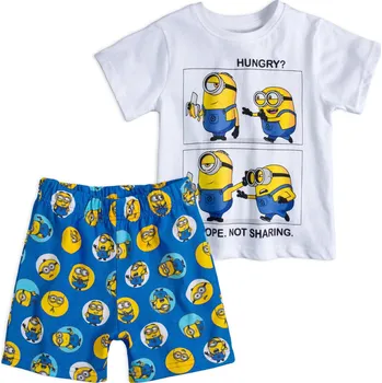 Chlapecké pyžamo Chlapecké pyžamo MIMONI bílo-modré Velikost: 122