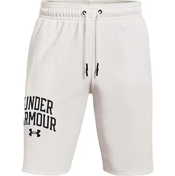 UA RIVAL TERRY CLLGT SHORT-WHT