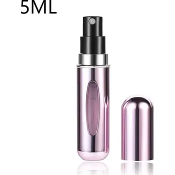 Cestovní mini lahvička | kosmetický rozprašovač, flakon - 5ml - jasně růžová