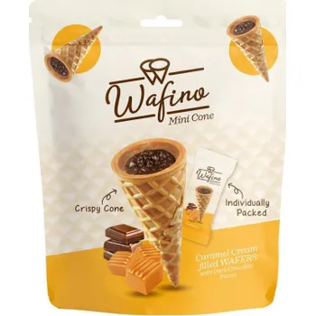 Wafino kornoutky karamel sáč. 100g