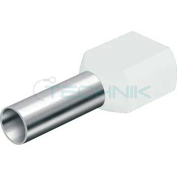 Kabelové oko DD 0,75-12 Dutinka dvojitá,průřez 2x0,75mm2/délka 12mm,dle DIN46228