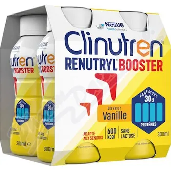 Návnadové aroma Clinutren Renutryl Booster Vanilka por.sol.4x300ml