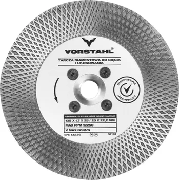 Řezný kotouč Diamantový kotouč pro řezání a úkosování 125x1,7x25 / 25x22,2 mm