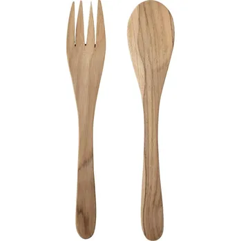 Příbor Dřevěný salátový příbor 2 ks CAMA Bloomingville - přírodní