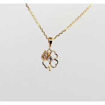 Přívěsek Mýl Pozlacený stříbrný přívěsek 3133088001 - čtyřlístek