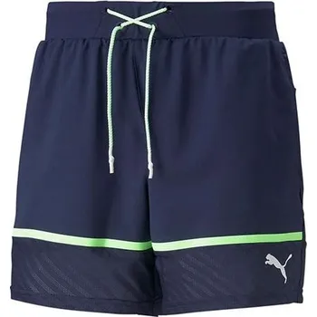 Pánské kraťasy Pánské kraťasy Puma Train Breeze - Train Breeze - lehké a prodyšné sportovní kraťasy Puma kombinují moderní design s funkčními technologiemi, tmavě modrá barva s kontrastním pruhem. - 3484474