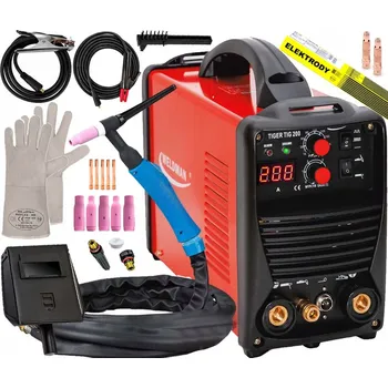 Svářečka Invertorová svářečka Weldman TIGER TIG 200 10-200 A