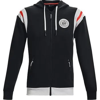 Pánská mikina UA RIVAL FLC ALMA MATER FZHD-BLK - 3469173