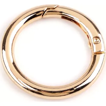 Kabelka Karabina kulatá na kabelky Ø25mm růžové zlato (Karabina kulatá na kabelky Ø25mm růžové zlato)