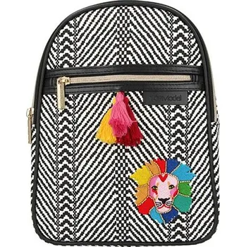 Dětský batoh Volnočasový batůžek Top Model Lion, bílo-černý