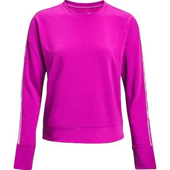 Dámská mikina UA Rival Terry Taped Crew-PNK