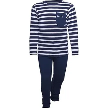 Chlapecké spodní prádlo Dětské pyžamo Tufte Bamboo Rayon Maritime Blue Stripes - Bamboo Rayon – pohodlné dětské pyžamo Tufte, barva námořnická modrá. - 3322351