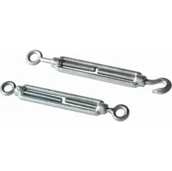 Dílna Napínací šroub DIN1480 M10x125mm oko-hák, pozink KOŇAŘÍK R2050105