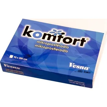 Prostěradlo Prostěradlo Komfort MIKRO TC bílé 90x200 cm