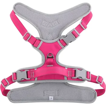 Postroj pro psa Postroj pro psy OXFORD B velikost L růžový šedý