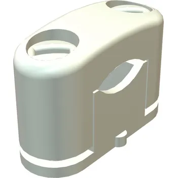 kabelová chránička OBO 3082 LGR Příchytka SOM 22-34mm světle šedá Polystyrol PS