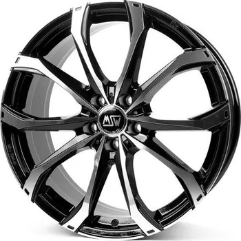 Alu kolo Alu kola MSW 48 černá-leštěné čelo 7,5x17" 5x127 ET40 71,6