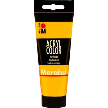 Výtvarná barva Marabu Akrylová barva 100 ml Žlutá střední