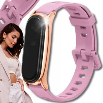 Řemínek na hodinky Řemínek ChronSmarta pro Xiaomi 16mm růžový