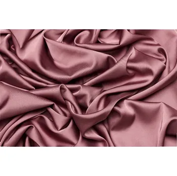 Saténové umělé hedvábí | Silky Armani - Starorůžová tmavá