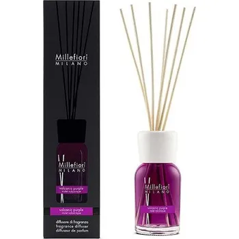 Tyčinkový aroma difuzér Difuzér Millefiori Milano Natural, Vulcanic Purple, 100 ml