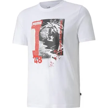 Pánské tričko Puma Photo Tee White - Photo Tee - 3326453