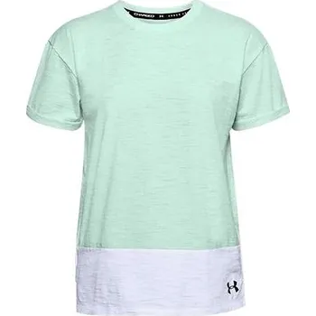 Dámské tričko UA Charged Cotton SS-BLU - 3341082
