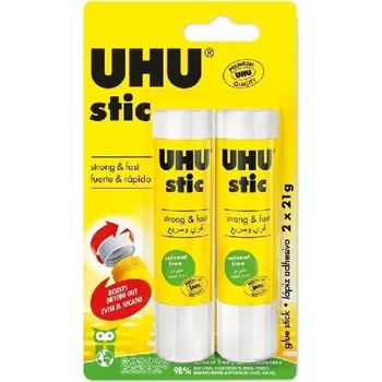 Kancelářské lepidlo UHU stic 2 x 21 g - lepidlo do školy