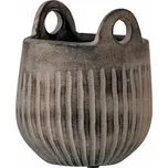 Keramický květináč průměr 12 cm LAGOS Bloomingville - šedý
