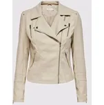 Only Dámská bunda z imitace kůže béžová 15153079