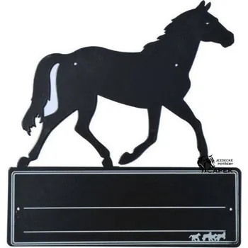 Věšák na sedlo a uzdečku Cedulka na dveře HKM -KŮŇ-