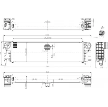 Chladič motoru Chladič turba HART 641 358