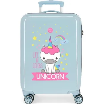 Luxusní ABS cestovní kufr UNICORN Green, 55x38x20cm, 34L, 4741466 (small)