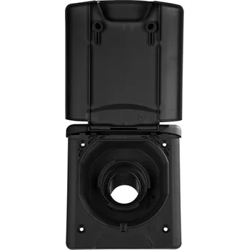 Příslušenství ke karavanu Plnící klapka s víčkem bez uzávěru, černá