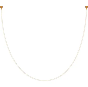 Stropní LED svítidlo SNAKE zlaté 300 cm moderní do obýváku kuchyně a jídelny