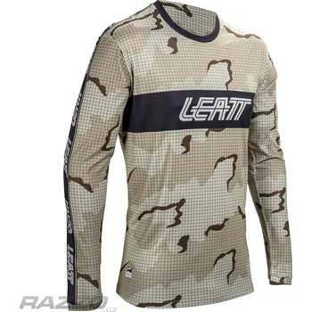 cyklistický dres Dres na kolo Leatt MTB Gravity 3.0 Jersey Desert 2025 XXL