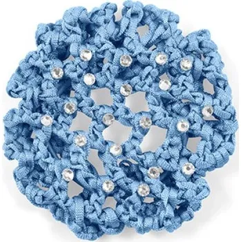 Ozdoba do vlasů Rumpf,Zdobená síťka na drdol RU8007, modrá UNI