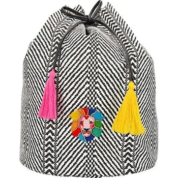 Dětský batoh Stahovací batoh Top Model Lion, bíločerný