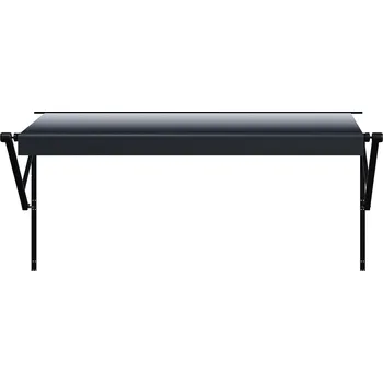 Markýza Markýza Vevor PVC černá 240 cm x 550,4 cm, balkonová, střešní, terasová