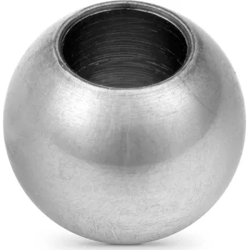 RC náhradní díl Poniklovaná mosazná kulička 3/16 (4,76mm) s dírou 2,0mm , 500 ks.