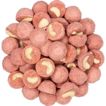 Sušené ovoce Zmrzlinový kopeček jahoda & kešu váha 100g