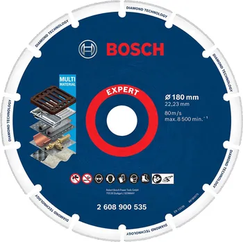 Řezný kotouč BOSCH Řezný kotouč EXPERT Diamond Metal Wheel 180 × 22,23&nbsp;mm 2608900535 free_store_pickup