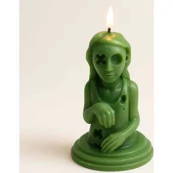 Svíčka Vonná svíčka Zombie | 65 g | Svíčkománie3D | Barva: Zelená