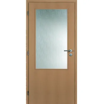 Interiérové dveře Dveře částečně prosklené 2/3 Doornite voština buk pravé 800 mm