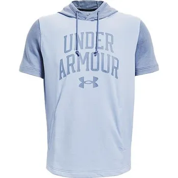 Pánské tričko UA RIVAL TERRY CLRBLK SS HD-BLU - 3412359